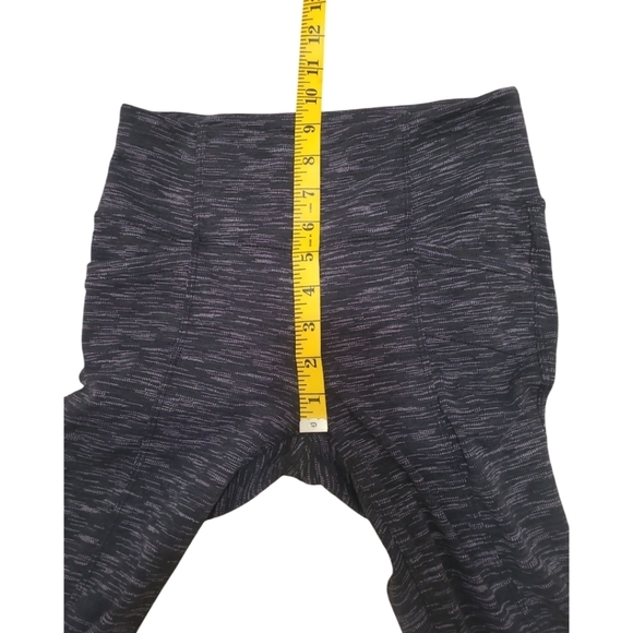 Athleta Metro Leggings W/ Front & Back Pockets Charcoal Metro Space Dye Size XS - Picture 11 of 12